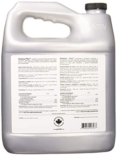 Grotek Vitamax Plus Nutrientes Hidropónicos 4 L miniatura 2