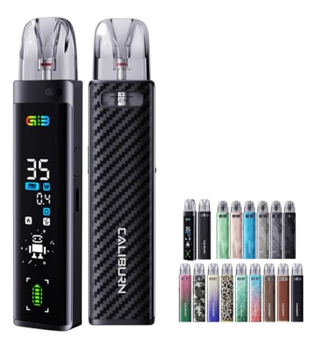 ij[J[j[EF Caliburn G3 Pro Pod X^[^[Lbg Jo[ W[X[ v |bh System Kit 1000mAh 3ml dq^oR Vape xCv (Black Carbon)