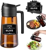 Oliver Oil Sprayer Dispenser for Cooking Bottle 16oz Dark Glass...
