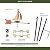 Good Directions 8803PG Sailboat Garden Weathervane with Garden Pole, Pure Copper