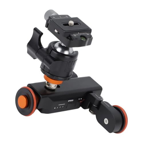 Image of Camera Dolly, 360 Degree Rotatable Highly Compatible Aluminum Electric Camera for Action Cam