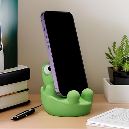 Soporte de teléfono rana, soporte de teléfono rana para escritorio - Soporte de teléfono móvil animal lindo | Soporte de teléfono en forma de animal de dibujos animados, soporte de telefonía
