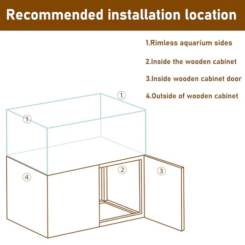 Image of LINLAN Aluminum Aquarium Tool Holder - Fish Tank Accessories Organizer for Rimless Aquariums, Maintenance Tools, Tweezers, Tongs, Water Plants Accessories & Aquarium Supplies(Silver)