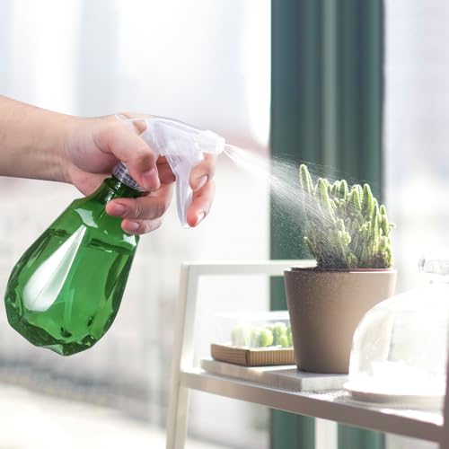 Miniatura 5 de Ktpcn 2 Botellas Pulverizadoras De Agua De 500 Ml, Botellas Vacías De Rocío Fino Para Limpiar Jardinería, Hogar, Cocina, Plantas De Pelo, Pulverizador, Con Boquillas Ajustables, Reutilizables Y
