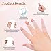 20 Pcs Gel Finger Sleeve Protectors, Silicone Finger Support Protectors Covers Cushions and Protect Fingers Cots Sleeves Relief for Fingers Cracking Corns Blisters and Calluses Protect