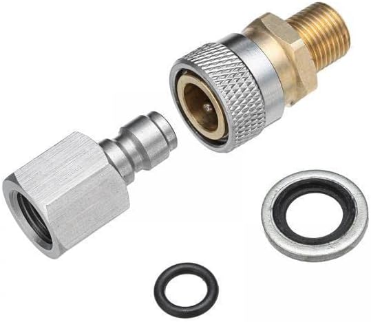 2xQuick Coupling 1/8 BSPP Thread Male to for Accessories Replacement
