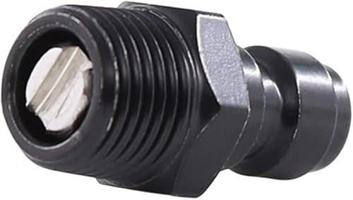 Vista 16 de Adaptador de enchufe de desconexión rápida de 0.315 in, acero inoxidable 1/8 "NPT rosca macho PCP accesorios de carga con junta tórica de sellado