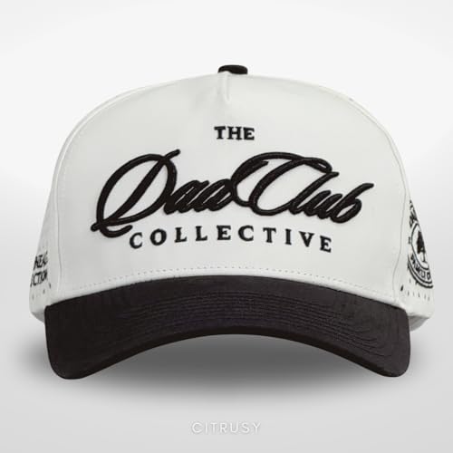 Image of CITRUSY Athletic Trucker Golf Hat | Performance Mens 5 Panel Cap | Cool Breathable Waterproof Workout Running Snapback