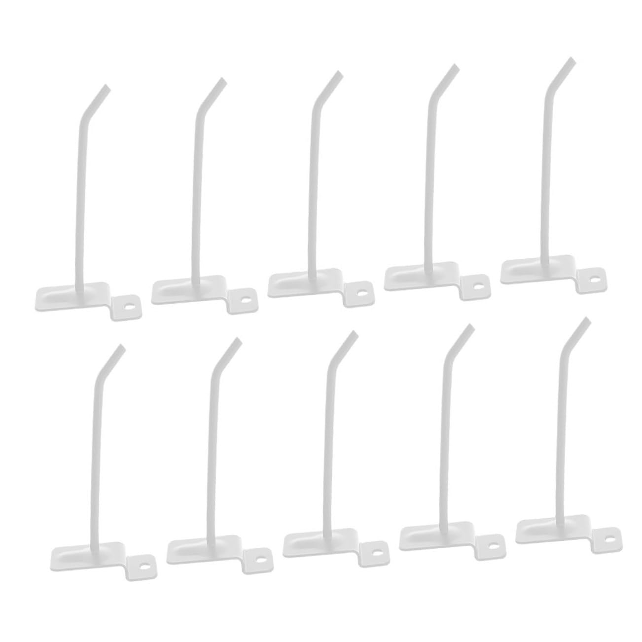 Unomor 10 Pack Iron Pegboard Hooks 10cm Utility Hooks for Supermarket Display
