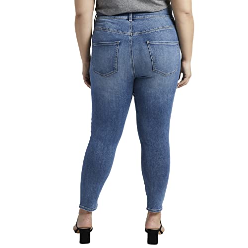 JAG Jeans Women's Plus Size Valentina Pull-on Skinny Jean3