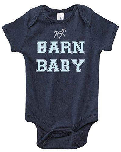 Equestrian Creations Body Baby Boy Barn Baby Horse, azul marino (6-12 meses)