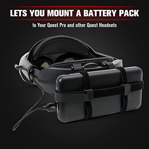 Deadeyevr Universal Battery Kit - Battery Holder Clips That Fit Any Usb Power Pack Bank Accessory For The Quest Pro And Quest #TOP1