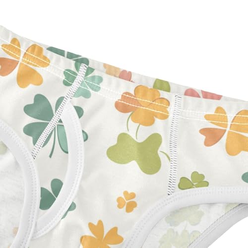 KLL Colorful Shamrock Toddler Boys Cotton Nighttime Underwear Cute Undies4