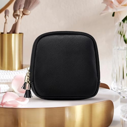 Estuche para joyería de viaje con múltiples compartimentos para collares 7