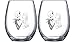 Nightmare Before Christmas Collectible Wine Glass Set (Jack & Sally)