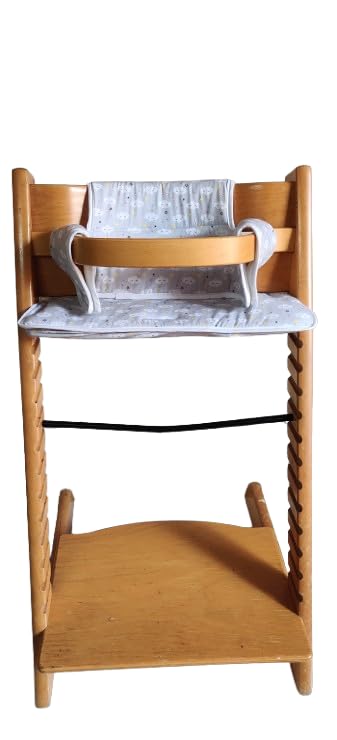 moon-bebe Sitzverkleinerer, kompatibel mit Stokke TrippTrapp (Grau) (Grau)