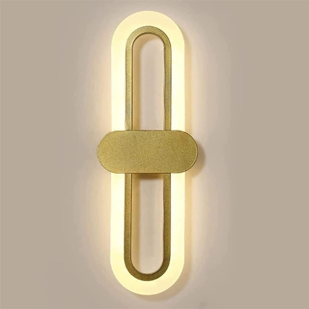 HXYSXHJUO Wall Lamp Simple Lantern 14W LED Aluminum Light Indoor Bedroom Bedside Sconce Three-Color ble Mount Fixture Compatible with Dining,Kitchen Island