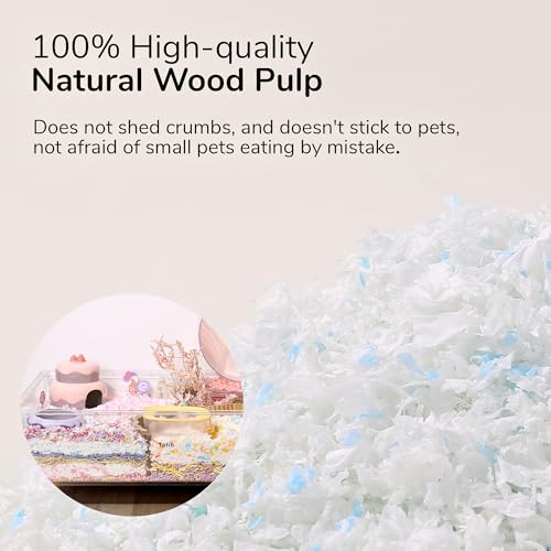 Tafit YRCZZM Dust-Free Soft Natural Paper Hamster Bedding With Odor Control, Strong Absorption, 36 Liters, For Hamster, Guinea Pig,Rabbit thumb #2