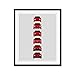 Honda Civic Type-R Generations Inspired Poster Print Wall Art Handmade Decor of the History and Evolution of the Civic Type R (EK9, EP3, FD2, FN2, FK2, FK8) (Unframed)