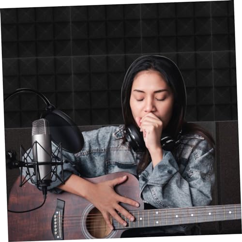 12 paneles acústicos adhesivos para insonorización, 12 piezas para casa y estudio, paneles de alta densidad para aislamiento acústico de paredes en dormitorios y salas de grabación miniatura 6