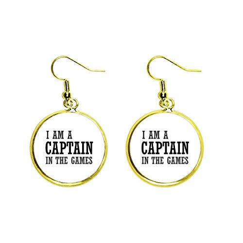 Pendientes gamer mujer dorados colgantes gota joyería fina