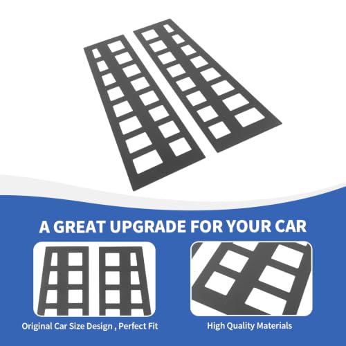 Image of RAZPOY B Pillar Post Panel Cover Fit for Ford Bronco 4-Door 2021-2026 | Aluminum Alloy Window Decal Trim, Double-sided Tape, Bronco Exterior Accessories