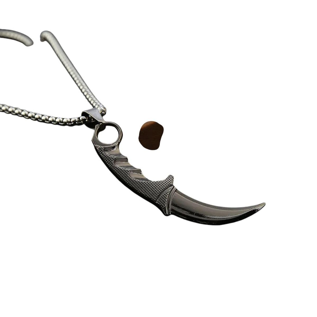 New 2026 Unisex Game Cs Go Counter Necklace Karambit M9 Dagger Claw Csgo Choker Chains Necklaces For Women Men Jewelry Colar Fashion Trendy Accessories Creative Gift And Findings