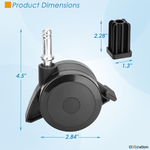 Image of 70360 Locking Caster with Insert for Weber Spirit E-310 S-310 Genesis E-320