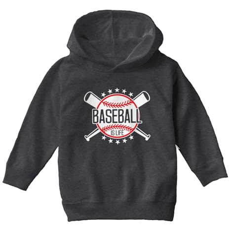 Tcombo Baseball Is Life - Sports Toddler/Youth Fleece Hoodie2