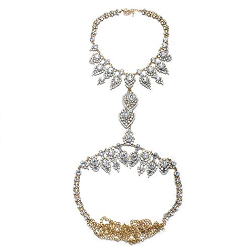 BOLAWOO-77 Mujeres Cadena De Retro Del La Vientre Cintura Vacaciones Mode De Marca De Viaje Biquini Playa Arnés Collar Gemas Cadena De La Cintura Cadena De La Aleación De La Cadena De La Cintura