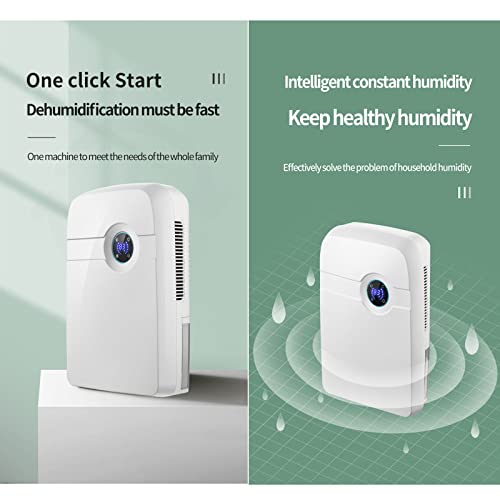 Desumidificador Elétrico Com Controle Remoto, Desumidificador Doméstico De 2500 Ml De Umidade, Tempo
