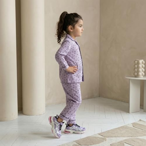 Image of CLAP Kids Cotton Printed Full Sleeves Night Suit