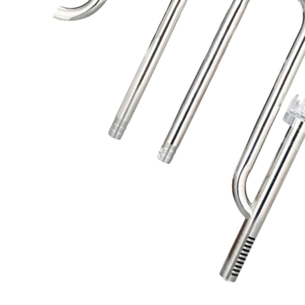 Tubo Filtro Riutilizzabile per Acquario Lily in Acciaio Inox con Ingresso E Uscita per Acquario Piantumato (12 Mm, 16 Mm), 16 Olio-Pellicola Regolare