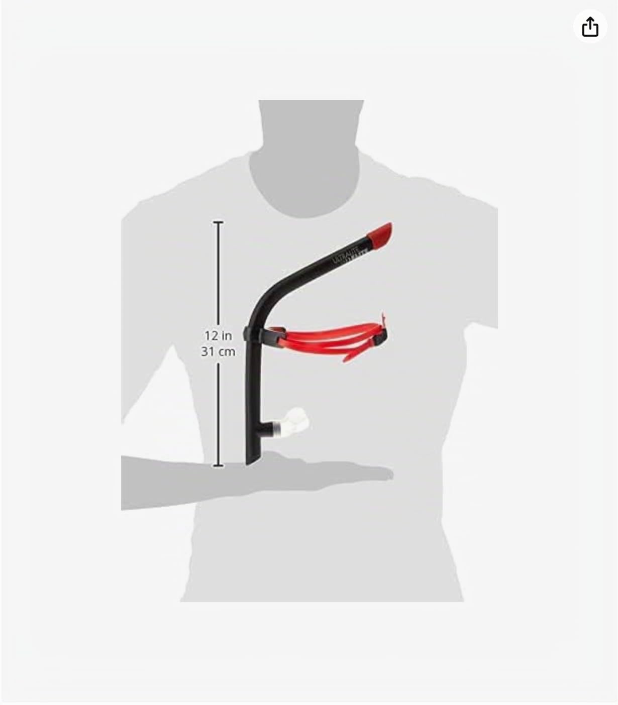 TYR Ultralite Snorkel Elite - Máscara Unisex Adulto