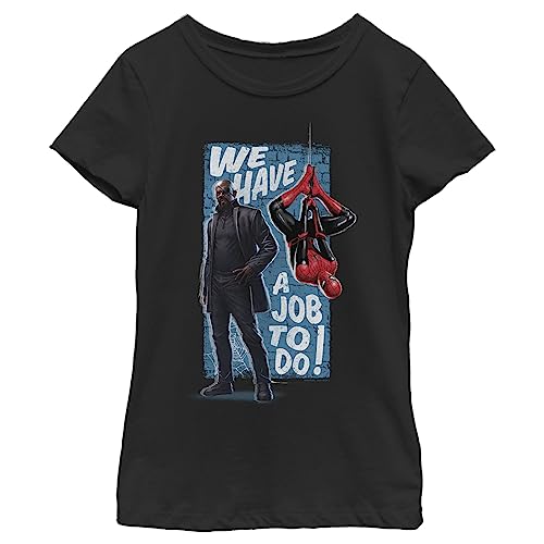 T-shirt Marvel fille fini les vêtements fragiles avec ce haut noir taille S