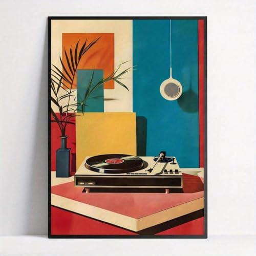 Impression sur toile vinyle 30x40 cm TONGYINLI tableau mural rétro style vintage et artistique