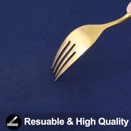 Image of Smiry Rectangle Table Cloth 54x78 Inch, Waterproof Wipeable Vinyl Tablecloths Protector, Oil Spill Proof Plastic Table Cover for Dining, Picnic, Camping, Outdoor, Navy