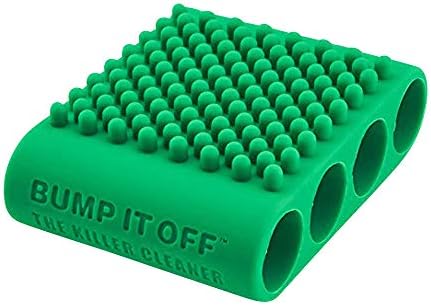 Bump It Off Silicone Cleaning Scrubber Brush for Fabric, Kitchen, Pets, Body, Beauty | Green