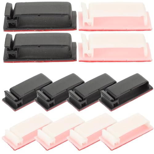 20 piezas Clips organizadores para cables para escritorio y hogar, ahorran espacio y mantienen el orden