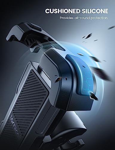 Lamicall Motorcycle Phone Mount, Bike Phone Holder - [Metal Lock] Upgrade Quick Install Bar Clip for Bicycle Scooter, Cell Phone Clamp Gifts for iPhone 17 16 15 Pro Max, Galaxy, 4.7-6.8