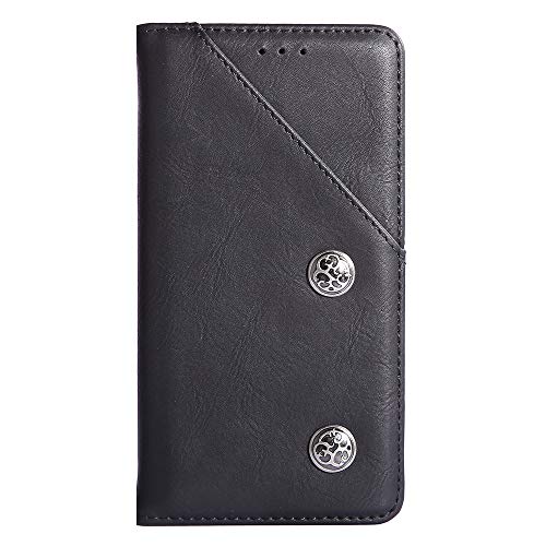 YLYT Flip Schwarz Schutz Hülle Hülle Für Elephone S1 5 inch Etui Leder Tasche Handyhülle Hochwertiges Stoßfeste Kartenfach Cover