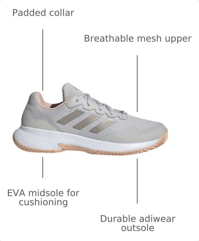 Image of adidas Women's Gamecourt 2 Tennis Shoes