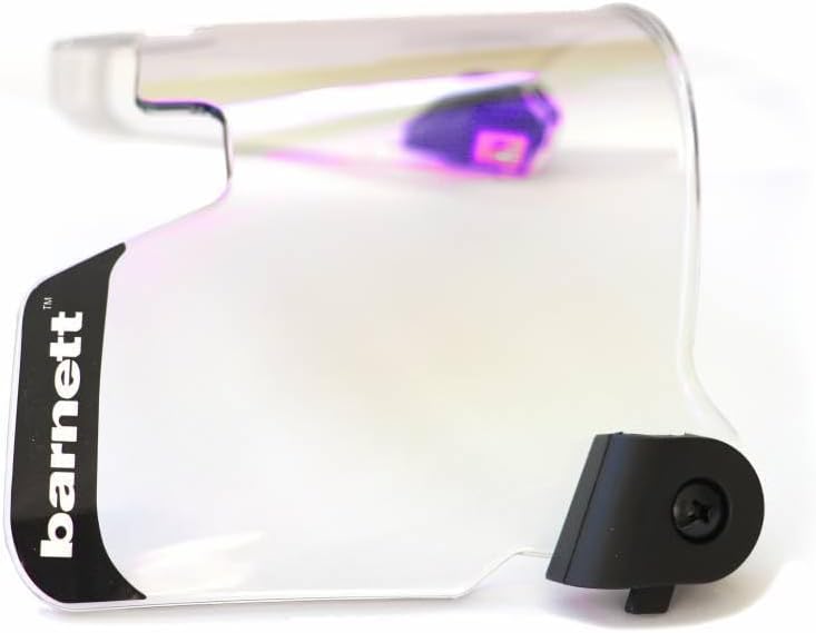 Barnett Football Eyeshield Visor, revo Blue, Eyes-Shield (Pack of 2)