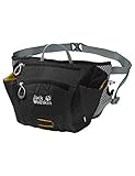 crossbody taschen louis vuitton 3 L Volumen Jack Wolfskin CROSS RUN 2 praktische Hüfttasche, Black, ONE SIZE