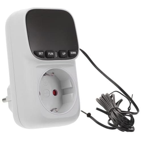 Termostato digital programable con enchufe y protección contra sobrecarga 2