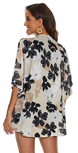 Image of Swimsuit Coverups for Women Sarong Beach Bikini Wrap Sheer Short Skirt Chiffon Scarf for Swimwear