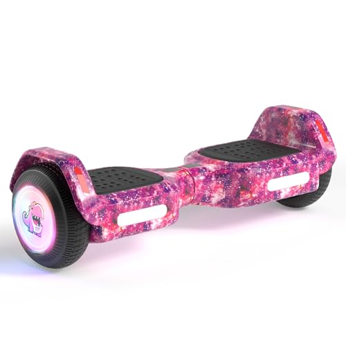 Image of SIMATE 6.5 inch Bluetooth Scooter, LED Lights & APP & Music Speaker, Long Battery Life, Gifts for Kids & Adults & Girls & Boys, for All Ages