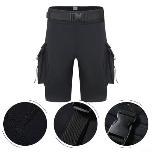 Short de plongée 3mm homme avec poches latérales évacuation eau S - 6