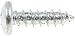 Dorman 851-408#6 X 1/2" Metric Sheet Metal Screw with Phillips Oval Head