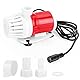 Majome Portable Tauchpumpe 12V 20W 1200L/H High Flow Tragbare Aquarium Wasserpumpe Frequenzumwandlung bürstenlose DC-Pumpe Amphibische Pumpe